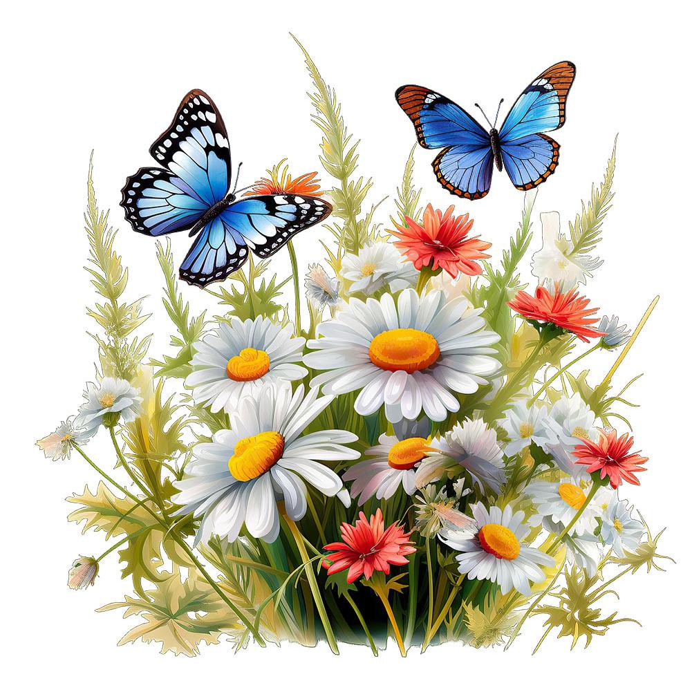 Butterfly Flower Toilet Seat Stickers Toilet Lid Decals Diy Removable Stickers.
